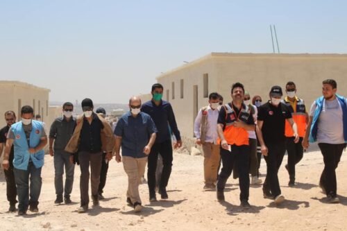 Mehmet Güllüoğlu ve Salih Altun İdlib Kırsalını Ziyaret Etti